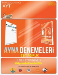 Tonguç Akademi AYT Ayna Denemeleri - Eşit Ağırlık - Tonguç Akademi