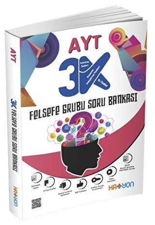 Katyon Yayınları AYT Felsefe 3K Soru Bankası