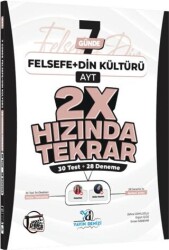 AYT Felsefe ve Din Kültürü Ders Platosu 7 Günde 2X Hızında Tekrar Deneme - Ders Platosu