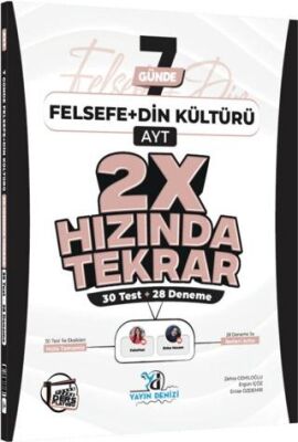 AYT Felsefe ve Din Kültürü Ders Platosu 7 Günde 2X Hızında Tekrar Deneme - 1