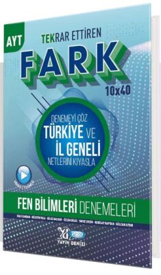 Yayın Denizi Yayınları AYT Tekrar Ettiren Fark 10X40 Fen Bilimleri Denemeleri - 1