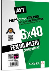 2025 AYT Fen Bilimleri ÖSYM Çıkmış ve Çıkabilecek Sorulardan Oluşturulmuş 6 Deneme Sınavı Tamamı Video Çözümlü - Marka Yayınları