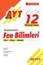 Nitelik Yayınları - Bayilik AYT Fen Bilimleri Fizik - Kimya - Biyoloji 12 Deneme Sınavı Nitelik Yayınları - Nitelik Yayınları - Bayilik