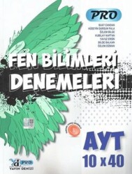 AYT Fen Bilimleri Pro 10 x 40 Denemeleri - Yayın Denizi Yayınları