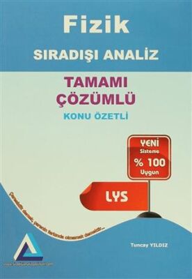Sıradışı Analiz Yayınları Fizik Sıradışı Analiz Tamamı Çözümlü Konu Özetli LYS - 1