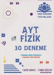 Çöz Kazan Yayınları AYT Fizik 30 Deneme - Çöz Kazan Yayınları