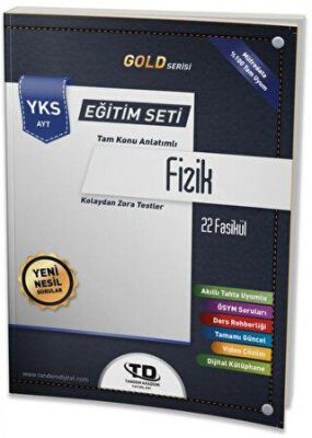 Tandem Yayınları AYT Gold Serisi Fizik 22 Fasikül Eğitim Seti - 1