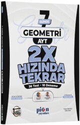 AYT Geometri Ders Platosu 7 Günde 2X Hızında Tekrar - Pion Yayınları