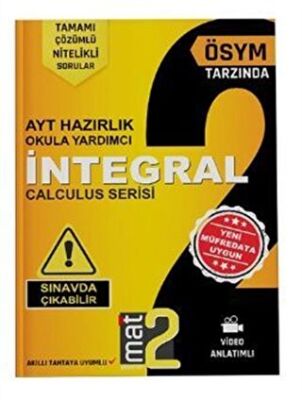 Mat2 Yayınları AYT Hazırlık Okula Yardımcı İntegral Calculus Serisi - 1