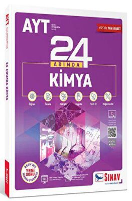 AYT Kimya 24 Adımda Konu Anlatımlı Soru Bankası - 1