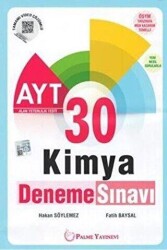 Palme YKS AYT Kimya 30 Deneme Sınavı - Palme Yayınları