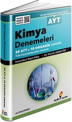 Aydın Yayınları AYT Kimya 30x13 ve Organik Denemeler 10x13 Tamamı Video Çözümlü - Aydın Yayınları