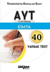 AYT Kimya Yaprak Test - Ankara Yayıncılık