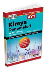 Aydın Yayınları AYT Kimya 30x13 Denemeleri Tamamı Video Çözümlü - Aydın Yayınları