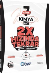 AYT Kimya Ders Platosu 7 Günde 2X Hızında Tekrar Deneme - Oktet Yayınları