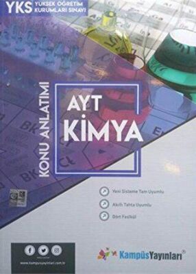 Kampüs Yayınları AYT Kimya Konu Anlatım - 1