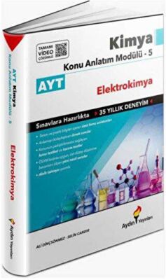 Aydın Yayınları AYT Kimya Konu Anlatım Modülü 5 Elektrokimya - 1