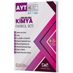 Çap Yayınları AYT Kimya Video Anlatımlı Fasikül Seti - Çap Yayınları