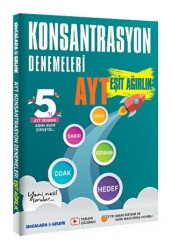 Hocalara Geldik AYT Konsantrasyon Denemeleri Eşit Ağırlık 5 li Tamamı Çözümlü - Hocalara Geldik