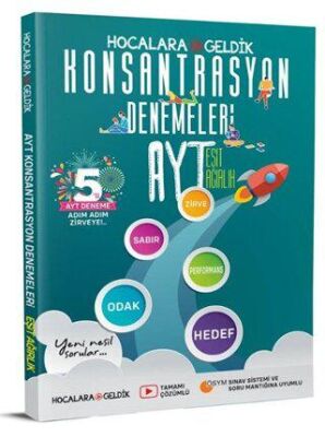 Hocalara Geldik AYT Konsantrasyon Eşit Ağırlık Deneme 5`li - 1