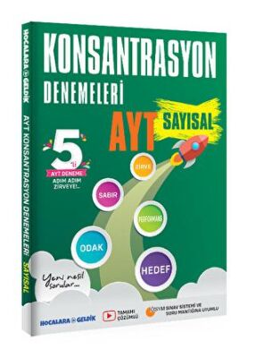 Hocalara Geldik AYT Konsantrasyon Sayısal Deneme 5`li - 1