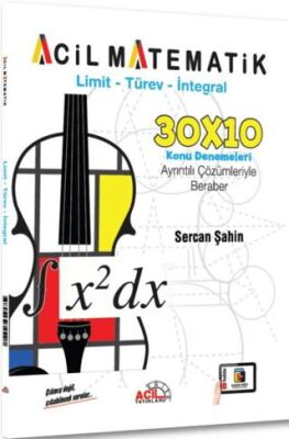 AYT Limit Türev İntegral 30 x 10 Konu Denemeleri - 1