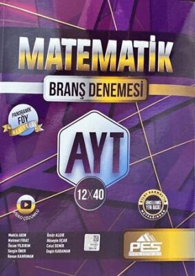 PES Yayınları AYT Matematik 12 x 40 Denemeleri - 1