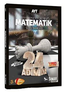 Sınav Yayınları 2019 AYT 24 Adımda Matematik Özel Konu Anlatımlı Soru Bankası - 1