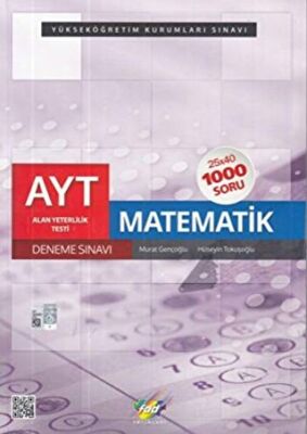 Fdd Yayınları AYT Matematik 25x40 Deneme - 1