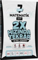 AYT Matematik 7 Günde 2X Hızında Tekrar Deneme - Ders Platosu