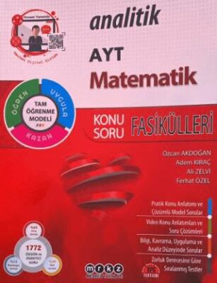 Merkez Yayınları AYT Matematik Analitik Konu Soru Fasikülleri - 1