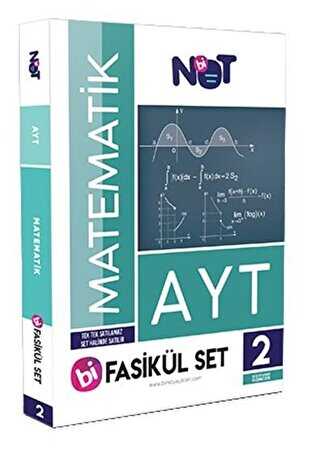 Bi Not Yayınları AYT Matematik - Bi Fasikül Set -2`li