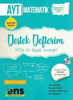 ENS Yayınları AYT Matematik Destek Defterim - 1