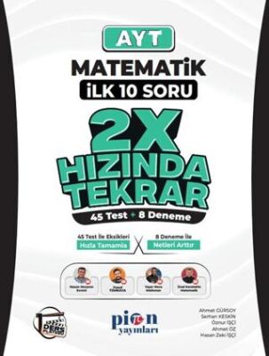 AYT Matematik İlk 10 Soru 2x Hızında Tekrar - 1