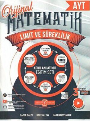 Orijinal Yayınları AYT Matematik Limit ve Süreklilik - 1