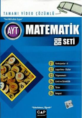 Çap Yayınları AYT Matematik Seti Tamamı Video Çözümlü - 1