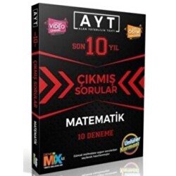 AYT Matematik Son 10 Yıl Çıkmış Sorular 10 Deneme - Ünlüler Karması