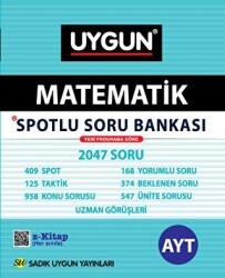 Sadık Uygun Yayınları AYT Matematik Spotlu Soru Bankası - Sadık Uygun Yayınları