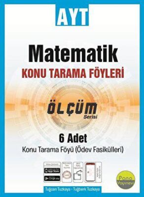 Pano Yayınevi AYT Matematik Tarama Föyleri - 1