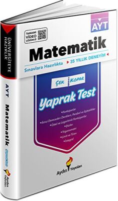 Aydın Yayınları AYT Matematik Yaprak Testler - 1