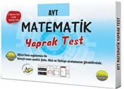 Pano Yayınevi AYT Matematik Yaprak Testleri Kutulu Dökme Test 5x48 Adet - Pano Yayınevi