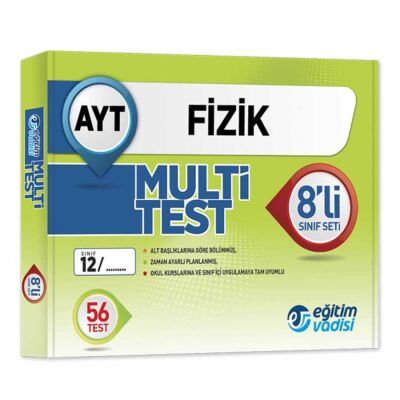 AYT Multi 8 Öğrencilik Kutu Test Fizik Eğitim Vadisi - 1