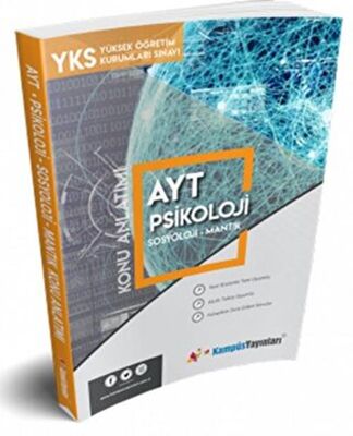 Kampüs Yayınları AYT Psikoloji Sosyoloji Mantık Konu Anlatım - 1