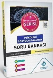 Bilim Anahtarı Yayınları Psikoloji-Sosyoloji-Mantık Soru Bankası - Bilim Anahtarı Yayınları