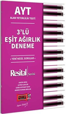 AYT Resital Serisi 3'lü Eşit Ağırlık Deneme - 1