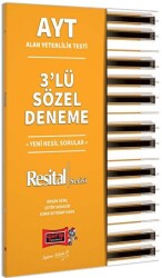 AYT Resital Serisi 3'lü Sözel Deneme - Yargı Yayınevi