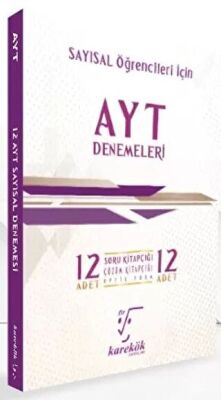 AYT 12`li Deneme Seti - Sayısal Öğrenciler İçin - 1