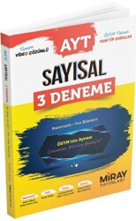 AYT Sayısal 3 Deneme Matematik - Fen Bilimleri - Miray Yayınları