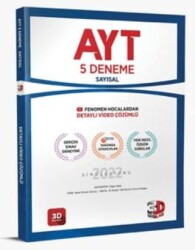 AYT Sayısal 5 Deneme - 3D Yayınları