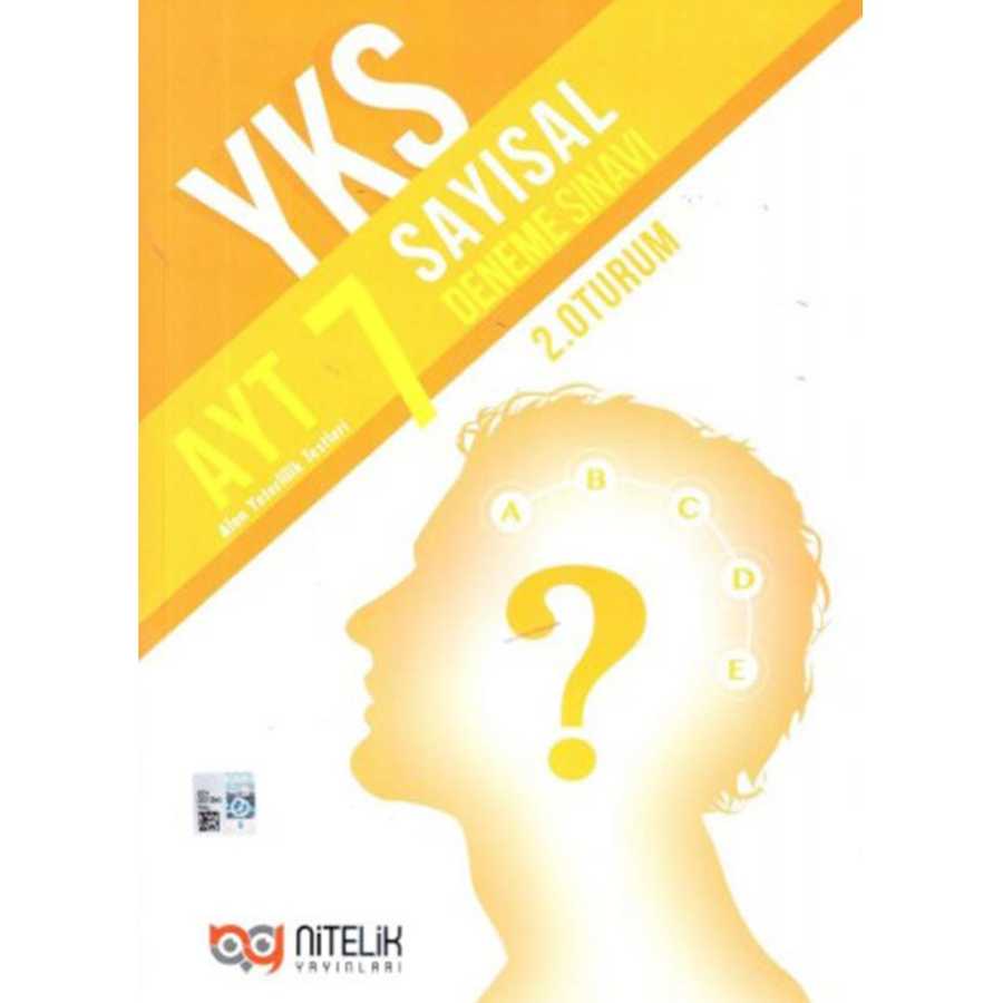 Nitelik Yayınları Nitelik YKS AYT Sayısal 7 Deneme Sınavı 2. Oturum